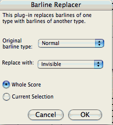 Barline Tool