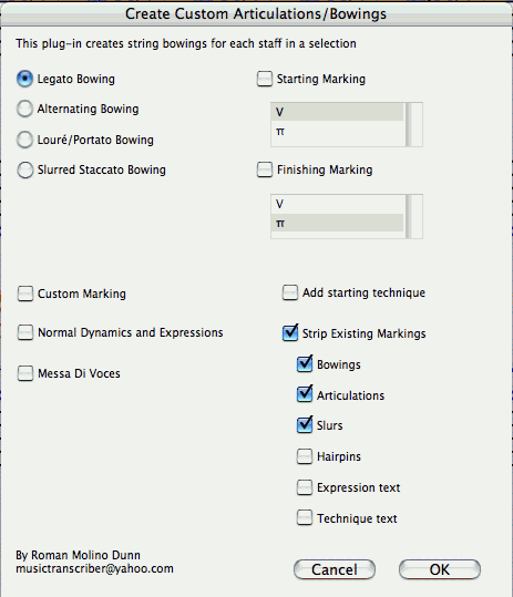 Sibelius Create Custom Articulations And Bowings