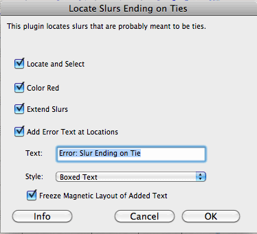 Locate Slurs Ending On Ties