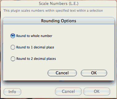 Sibelius Scale Numbers