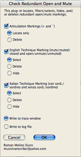 Check Redundant Open And Mute