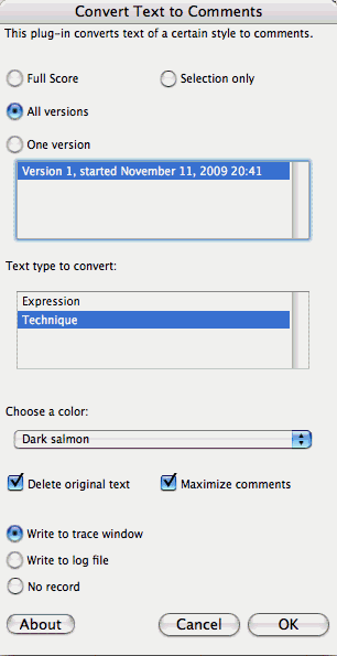 Convert Text To Comments