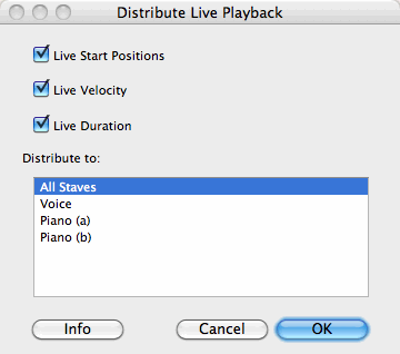 Distribute Live Playback