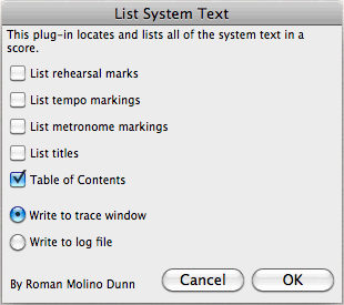 List System Text